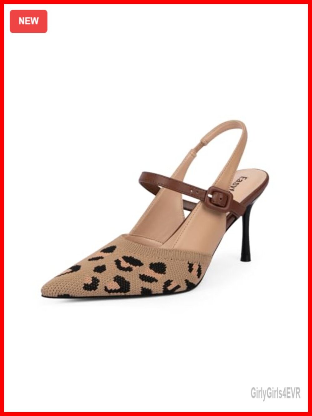 Slingback Stiletto Heels Closed Toe Pointed Toe Formal Pumps for Wedding Work
